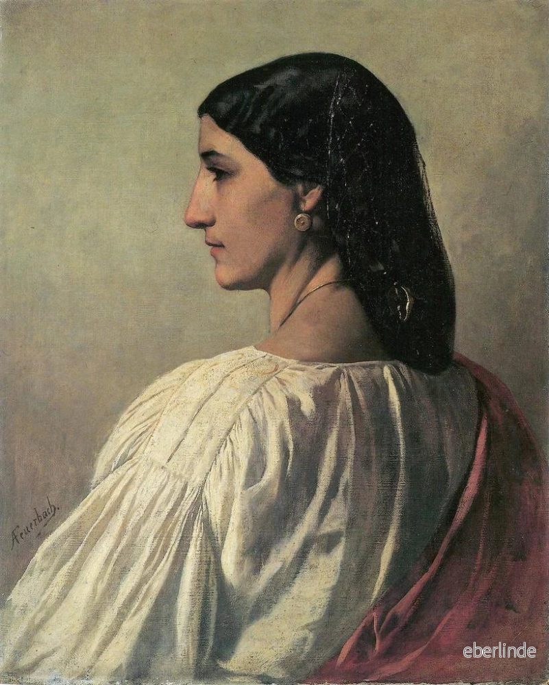 Målning Nanna - Anselm Feuerbach | Konsttryck - Bild 2