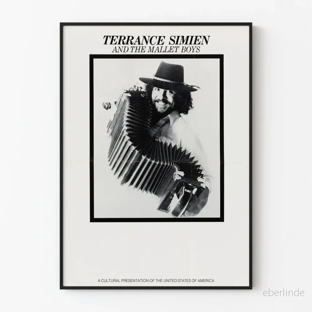 Vintageposter Terrance Simien och The Mallet Boys