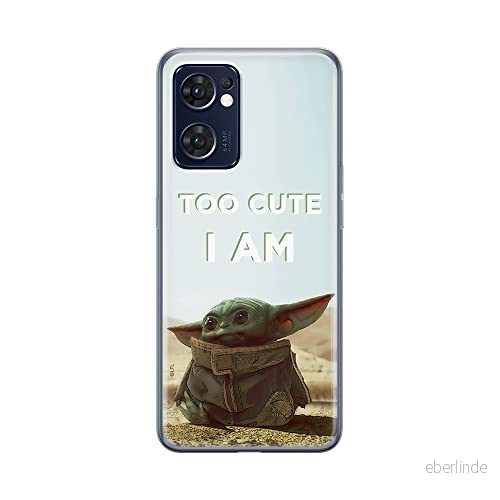 ERT GROUP mobiltelefonfodral för Oppo RENO 7 5G originalt och officiellt licensierat Star Wars mönster Baby Yoda 004 optimalt anpassad till formen på mobiltelefonen, fodral tillverkad av TPU plast 5905511309893