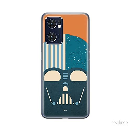 ERT GROUP mobiltelefonfodral för Oppo RENO 7 5G originalt och officiellt licensierat Star Wars mönster Darth Vader 025 optimalt anpassad till formen på mobiltelefonen, fodral tillverkad av TPU plast 5905511305154