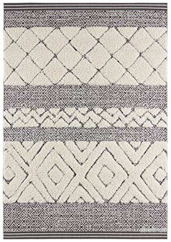 Mint Rugs inomhus och utomhus vintage handira matta Todra 120x170 cm Svart kräm 4260648235905