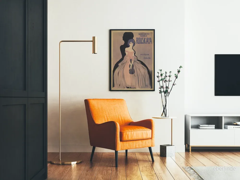 Vintageposter Baronesse Norka Rouskaya Musik och Poesi - Bild 2