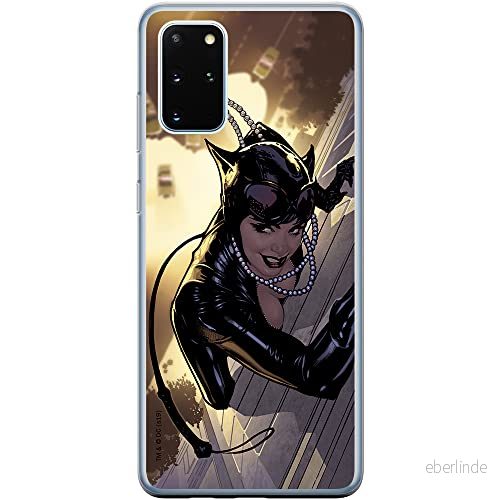 ERT GROUP mobiltelefonfodral för Samsung S20 PLUS / S11 originalt och officiellt licensierat DC mönster Catwoman 006 Vit optimalt anpassad till formen på mobiltelefonen, fodral tillverkad av TPU plast 5903537536149