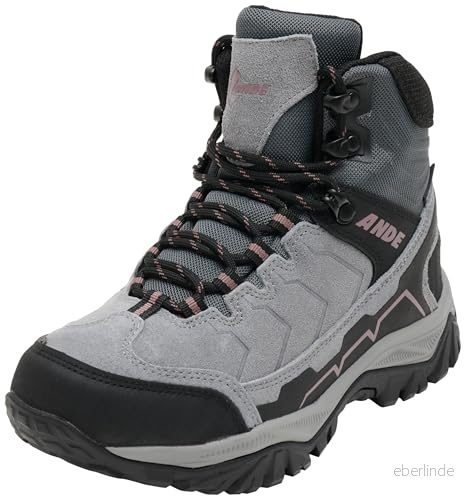 Ande Hiker High WP, vandringsskor, 39 EU, Ljusgrå Malva, EU 8051203003451