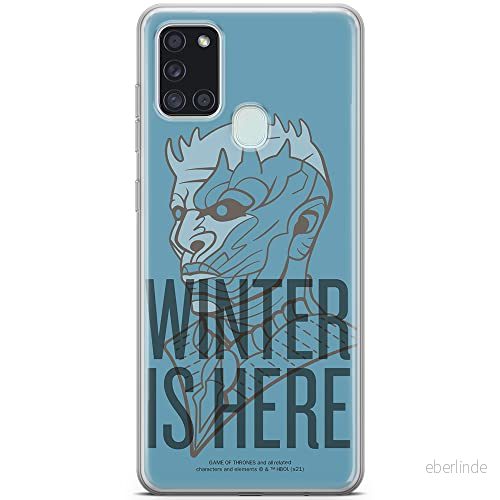 ERT GROUP mobiltelefonfodral för Samsung A21s originalt och officiellt licensierat Game od Thrones mönster of 016 anpassad till formen på mobiltelefonen, fodral tillverkad av TPU plast 5903932685916