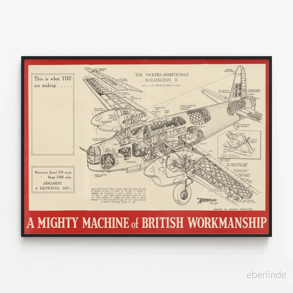 Teknisk flygplansposter – Vickers-Armstrongs Wellington II Teknisk flygplansposter – Vickers-Armstrongs Wellington II