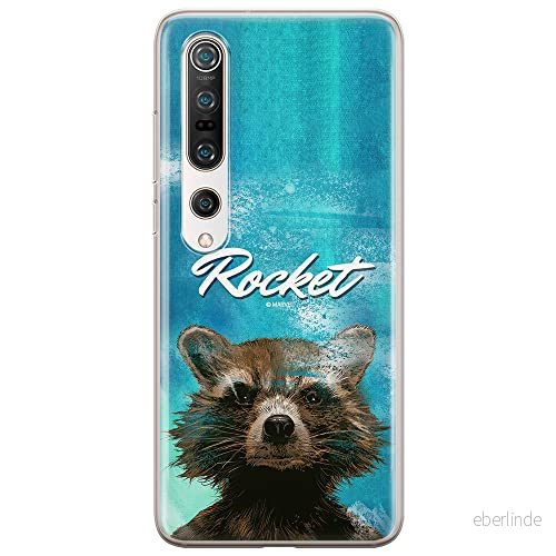 ERT GROUP mobiltelefonfodral för Xiaomi MI 10 / PRO originalt och officiellt licensierat Marvel mönster Rocket 006 optimalt anpassad till formen på mobiltelefonen, fodral tillverkad av TPU plast 5903537169729