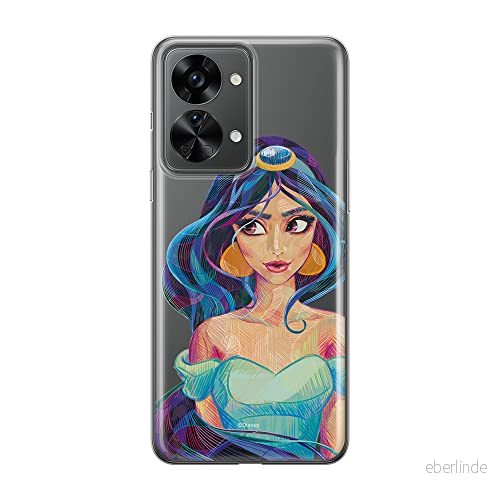 ERT GROUP mobiltelefonfodral för Oneplus NORD 2T 5G originalt och officiellt licensierat Disney mönster Jasmine 002 optimalt anpassad till formen på mobiltelefonen, gedeeltelijk transparant 5905511279943