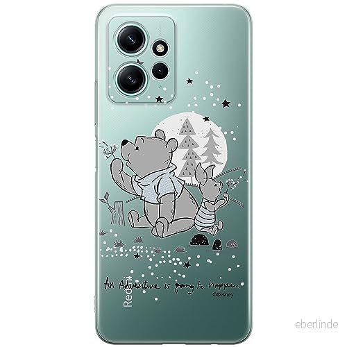 ERT GROUP mobiltelefonfodral för Xiaomi REDMI NOTE 12 4G originalt och officiellt licensierat Disney mönster Winnie the Pooh & Friends 008, gedeeltelijk transparant 5905511936426