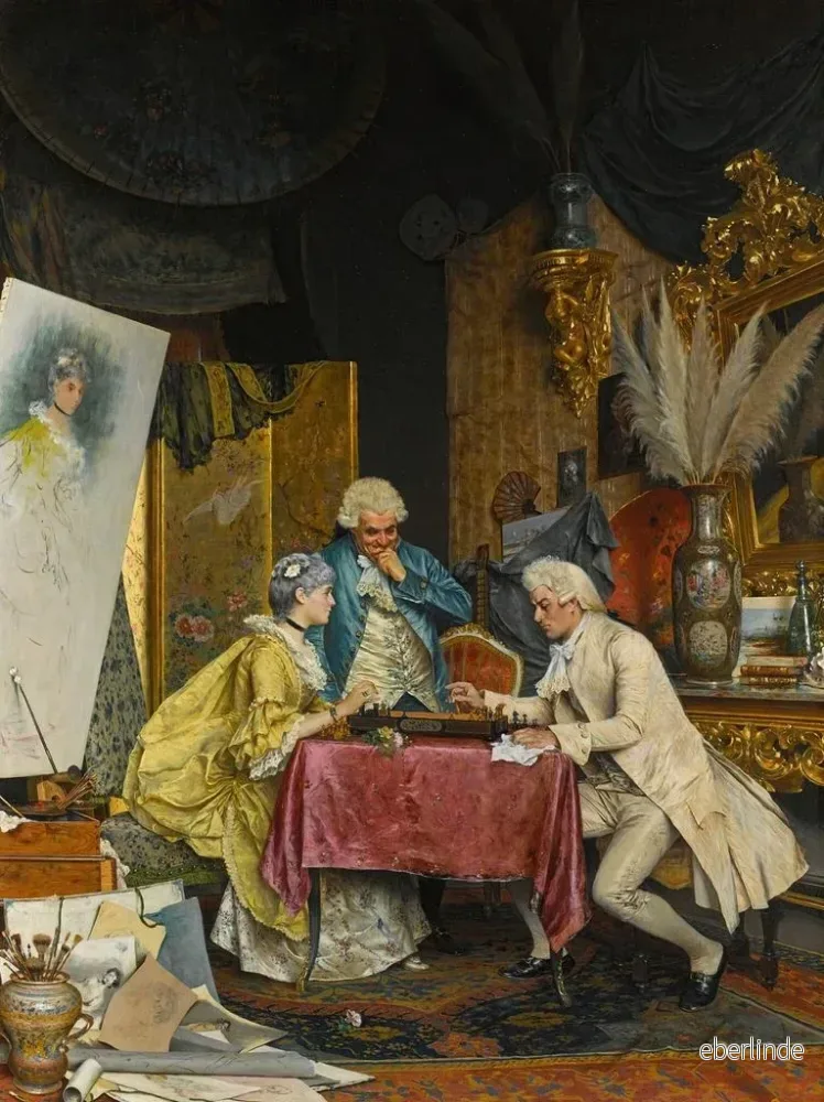 Målning Salle d'art - Arturo Ricci | Konsttryck - Bild 2
