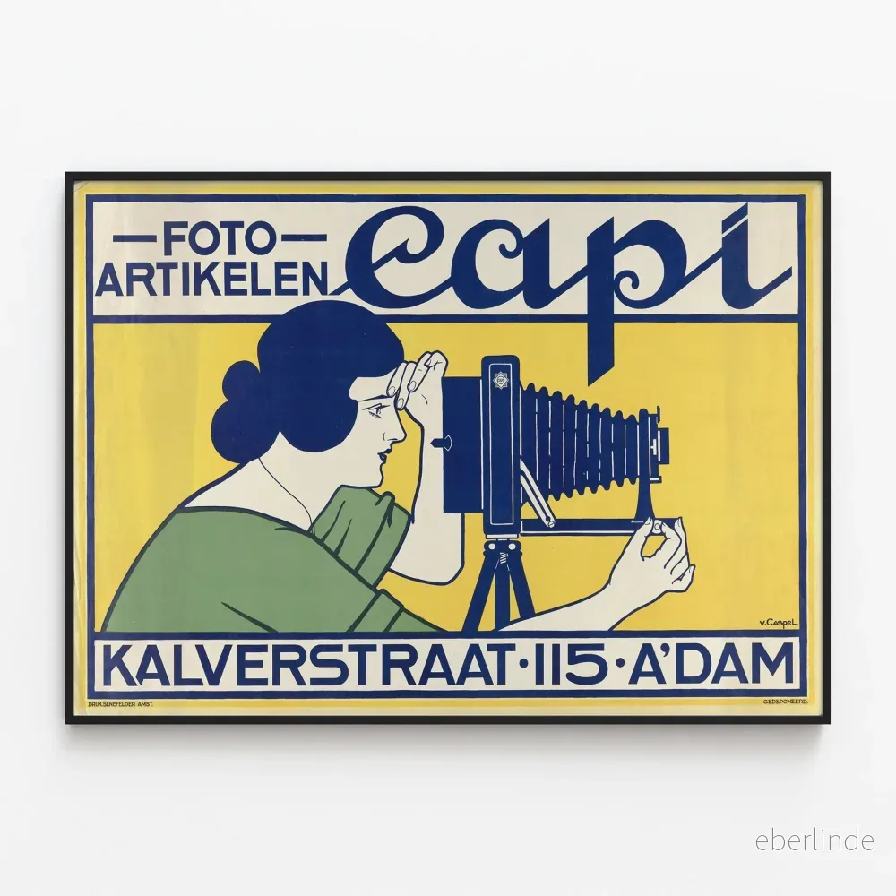 Vintageposter Photo Artikelen Capi Amsterdam Vintageposter Photo Artikelen Capi Amsterdam