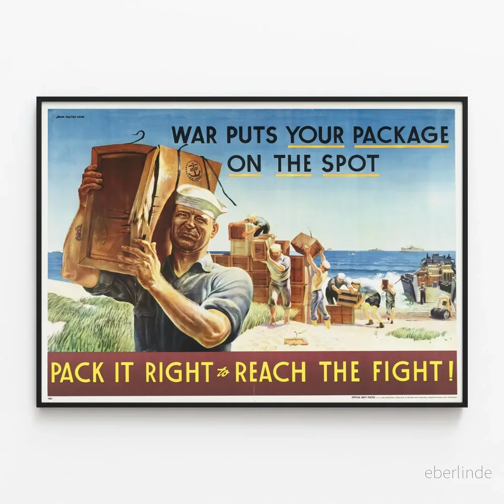 Vintage militär propagandaposter från amerikanska sjön Vintage militär propagandaposter från amerikanska sjön
