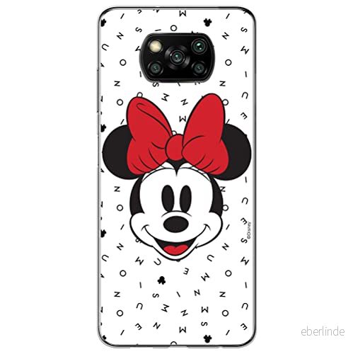 ERT GROUP mobiltelefonfodral för Xiaomi POCOPHONE X3 originalt och officiellt licensierat Disney mönster Minnie 056 optimalt anpassad till formen på mobiltelefonen, fodral tillverkad av TPU plast 5903537122403