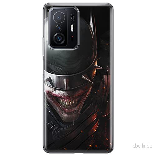 ERT GROUP mobiltelefonfodral för Xiaomi 11T 5G / PRO originalt och officiellt licensierat DC mönster Batman Who Laughs 002 anpassad till formen på mobiltelefonen, fodral tillverkad av TPU plast 5904805563058