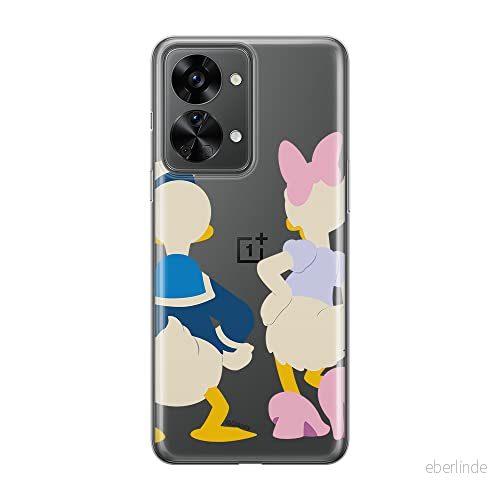 ERT GROUP mobiltelefonfodral för Oneplus NORD 2T 5G originalt och officiellt licensierat Disney mönster Donald & Daisy 001 optimalt anpassad till formen på mobiltelefonen, gedeeltelijk transparant 5905511280048