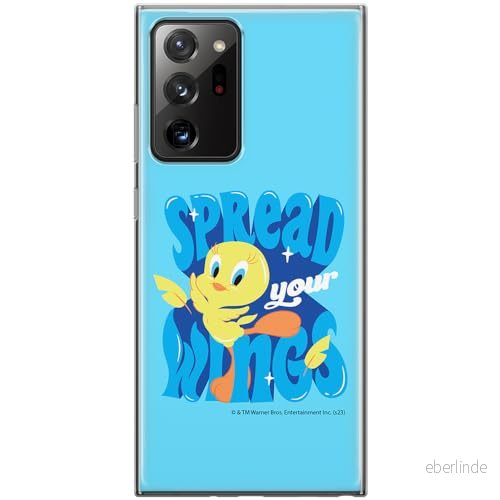 ERT GROUP mobiltelefonfodral för Samsung GALAXY NOTE 20 ULTRA originalt och officiellt licensierat Looney Tunes mönster Tweety 014, fodral tillverkad av TPU plast 5905795095932