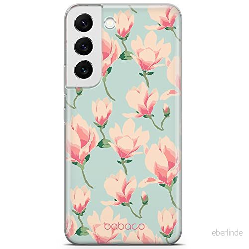 ERT GROUP mobiltelefonfodral för Samsung S22 originalt och officiellt licensierat Babaco mönster Flowers 016 optimalt anpassad till formen på mobiltelefonen, fodral tillverkad av TPU plast 5904805308116