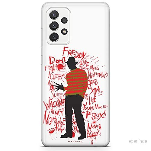 ERT GROUP mobiltelefonfodral för Samsung A53 5G originalt och officiellt licensierat Horror mönster Nightmare of Elm Street 010 anpassad till formen på mobiltelefonen, fodral tillverkad av TPU plast 5905511094089