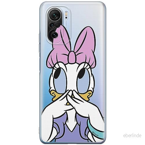 ERT GROUP mobiltelefonfodral för Xiaomi MI 11i/ REDMI K40/K40 PRO/POCO F3/ F3 PRO originalt och officiellt licensierat Disney mönster Daisy 002, gedeeltelijk transparant 5905511878344