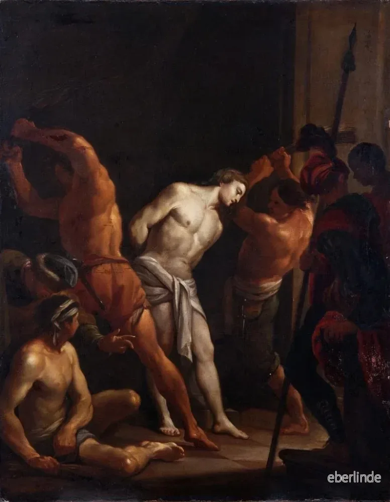 Målning La Flagellation du Christ - Efter Francesco Trevisani | Konsttryck - Bild 2