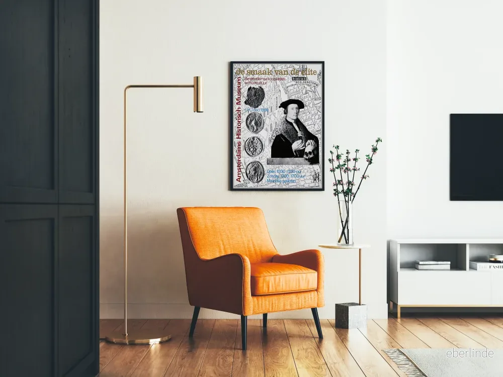 Affisch Historiska museet i Amsterdam - Utställning av smak från eliten - Bild 2