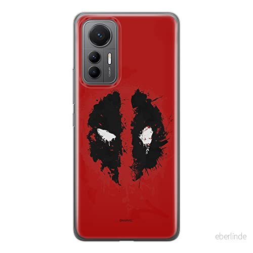 ERT GROUP mobiltelefonfodral för Xiaomi 12 LITE originalt och officiellt licensierat Marvel mönster Deadpool 012 optimalt anpassad till formen på mobiltelefonen, fodral tillverkad av TPU plast 5905511500740