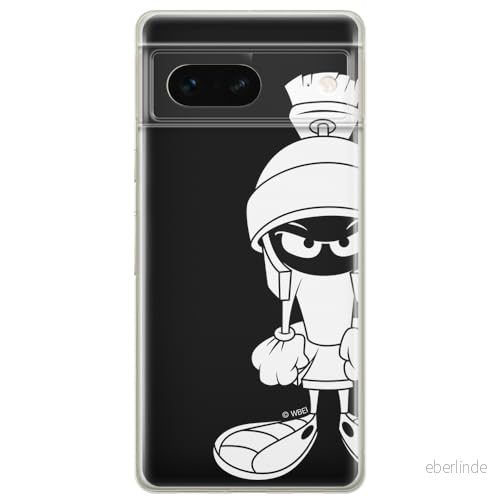 ERT GROUP mobiltelefonfodral för Google PIXEL 7 originalt och officiellt licensierat Looney Tunes mönster Marwin 002 optimalt anpassad till formen på mobiltelefonen, fodral tillverkad av TPU plast 5905795143633