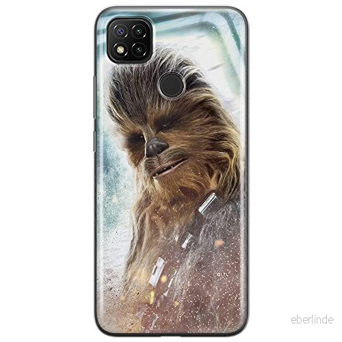 ERT GROUP mobiltelefonfodral för Xiaomi REDMI 9C originalt och officiellt licensierat Star Wars mönster Chewbacca 001 optimalt anpassad till formen på mobiltelefonen, fodral tillverkad av TPU plast 5903040304433