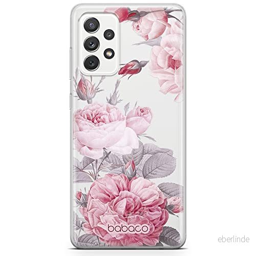 ERT GROUP mobiltelefonfodral för Samsung A52 5G / LTE 4G A52S originalt och officiellt licensierat Babaco mönster Flowers 050 anpassad till formen på mobiltelefonen, gedeeltelijk transparant 5905131348302