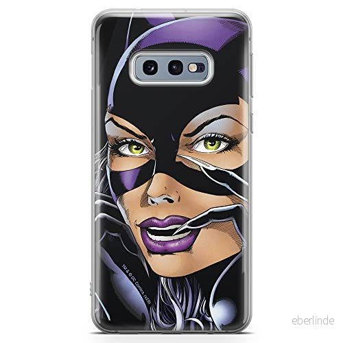 ERT GROUP mobiltelefonfodral för Samsung S10e originalt och officiellt licensierat DC mönster Catwoman 005 optimalt anpassad till formen på mobiltelefonen, fodral tillverkad av TPU plast 5902980370621