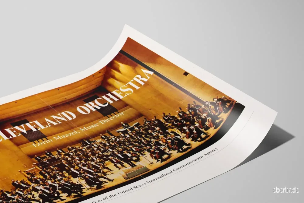 Poster av The Cleveland Orchestra med Lorin Maazel - Bild 2