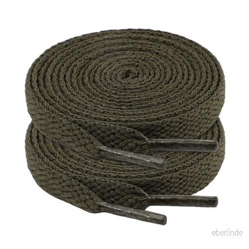 2 par skosnören platta slitstarka skoband ersättning fodral av polyester för sneakers, sportskor, löparskor, sneakers skospets, gröna, 150 6975058038418
