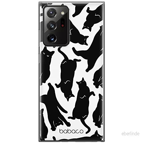 ERT GROUP mobiltelefonfodral för Samsung GALAXY NOTE 20 ULTRA originalt och officiellt licensierat Babaco mönster Cats 005 anpassad till formen på mobiltelefonen, fodral tillverkad av TPU plast 5905131101259