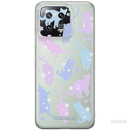 ERT GROUP mobiltelefonfodral för Xiaomi 13 originalt och officiellt licensierat Babaco mönster Cats 016 optimalt anpassad till formen på mobiltelefonen, gedeeltelijk transparant 5905511907587