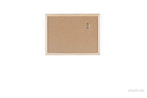 BoardsPlus BPW01010101 502 Kork anslagstavla, trä, 40 x 30 cm 5603750488644