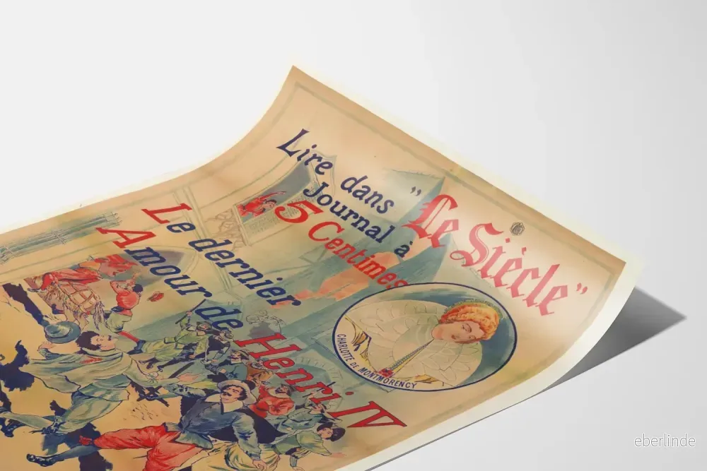 Vintageposter av Henri IV:s sista kärlek - Bild 3