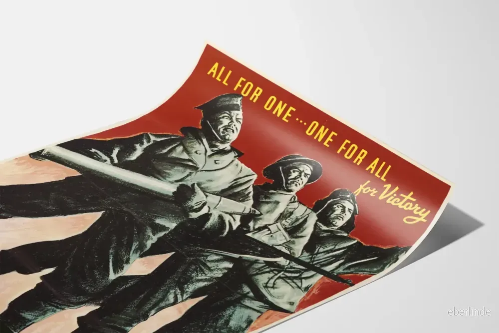 Vintage militärposter för väggdekoration - Köp Victory Bonds - Bild 3