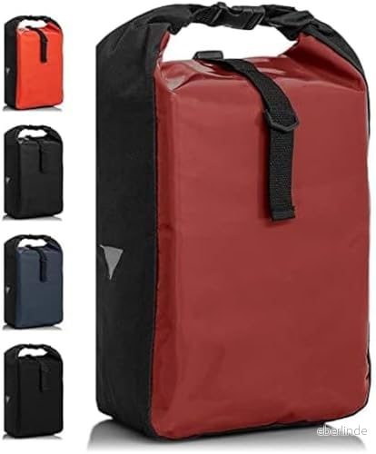 BÜCHEL Cykelväska för bagagehållare I vattenavvisande och kan belastas upp till 10 kg av Tarpaulin, bagagebärväska, cykelväskor bak, Merlot 4260629694172