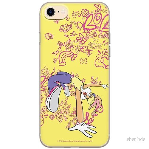 ERT GROUP mobiltelefonfodral för Iphone 7/8/ SE 2/ 3 originalt och officiellt licensierat Looney Tunes mönster Lola 009 anpassad till formen på mobiltelefonen, fodral tillverkad av TPU plast 5905795072483