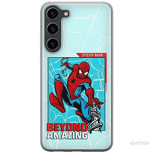 ERT GROUP mobiltelefonfodral för Samsung S23 PLUS originalt och officiellt licensierat Marvel mönster Spider Man 041 optimalt anpassad till formen på mobiltelefonen, fodral tillverkad av TPU plast 5905795017521