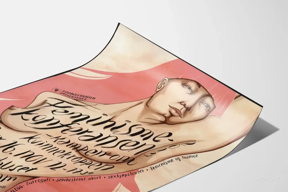 Poster Design Konferens Feminism och Kvinnokropp - Bild 3