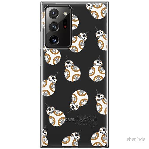 ERT GROUP mobiltelefonfodral för Samsung GALAXY NOTE 20 ULTRA originalt och officiellt licensierat Star Wars mönster BB 8 004 optimalt anpassad till formen på mobiltelefonen, gedeeltelijk transparant 5903040364963