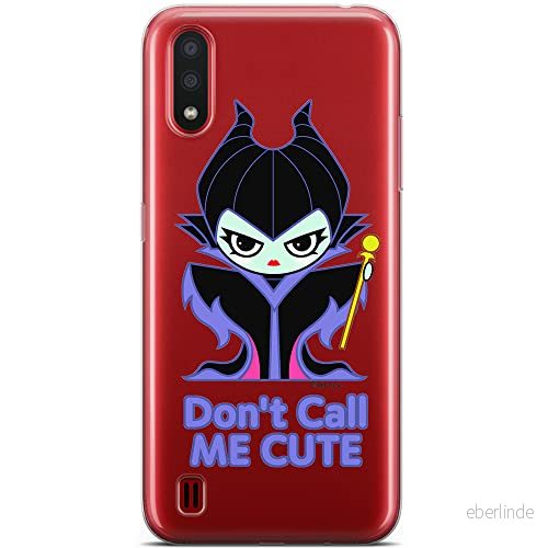 ERT GROUP mobiltelefonfodral för Samsung A01 originalt och officiellt licensierat Disney mönster Maleficent 003 optimalt anpassad till formen på mobiltelefonen, gedeeltelijk transparant 5905131478351