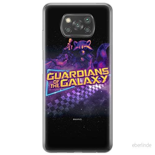 ERT GROUP mobiltelefonfodral för Xiaomi POCOPHONE X3 originalt och officiellt licensierat Marvel mönster Guardians of the Galaxy 015, fodral tillverkad av TPU plast 5903537123592