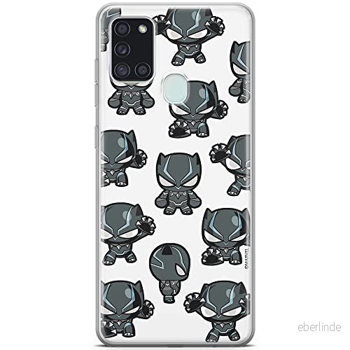 ERT GROUP mobiltelefonfodral för Samsung A21s originalt och officiellt licensierat Marvel mönster Black Panther 016 optimalt anpassad till formen på mobiltelefonen, fodral tillverkad av TPU plast 5904805229862
