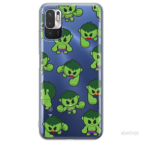 ERT GROUP mobiel telefoonhoesje voor Xiaomi REDMI NOTE 10 5G / POCO M3 PRO origineel en officieel erkend Marvel patroon Hulk 006 aangepast aan de vorm van mobiele telefoon, gedeeltelijk bedrukt 5904805239861