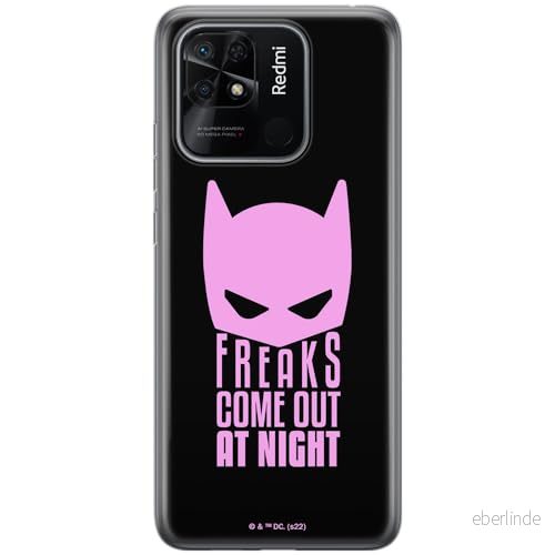 ERT GROUP mobiltelefonfodral för Xiaomi REDMI 10C originalt och officiellt licensierat DC mönster Batman 052 optimalt anpassad till formen på mobiltelefonen, fodral tillverkad av TPU plast 5905511551094