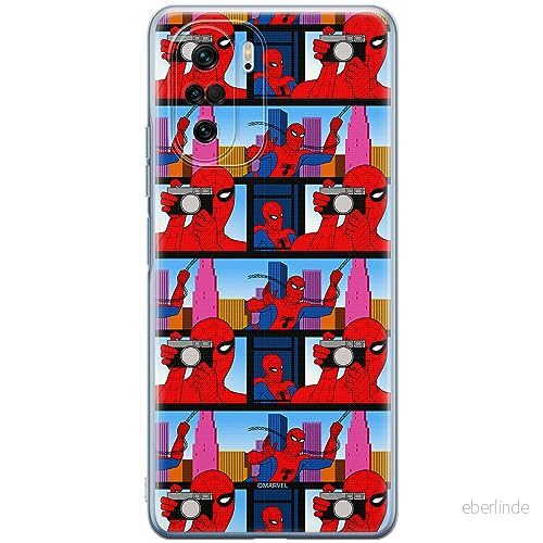 ERT GROUP mobiltelefonfodral för Xiaomi MI 11i/ REDMI K40/K40 PRO/POCO F3/ F3 PRO originalt och officiellt licensierat Marvel mönster Spider Man 038, fodral tillverkad av TPU plast 5905795013608