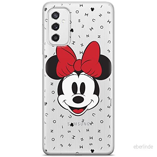 ERT GROUP mobiltelefonfodral för Samsung M52 5G originalt och officiellt licensierat Disney mönster Minnie 056 optimalt anpassad till formen på mobiltelefonen, gedeeltelijk transparant 5904805487316