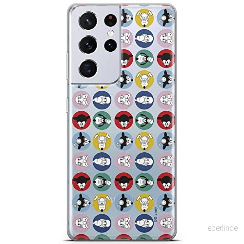 ERT GROUP mobiltelefonfodral för Samsung S21 ULTRA originalt och officiellt licensierat Disney mönster Mickey & Friends 002 optimalt anpassad till formen på mobiltelefonen, gedeeltelijk transparant 5903932387698